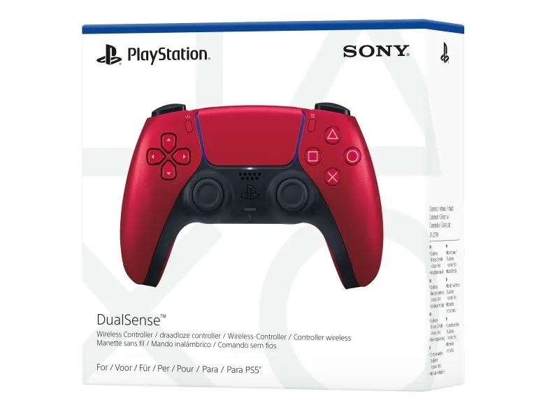 Sony | DualSense™ - Gamepad - trådløs - Bluetooth - for Sony PlayStation® 5 | Cosmic Red