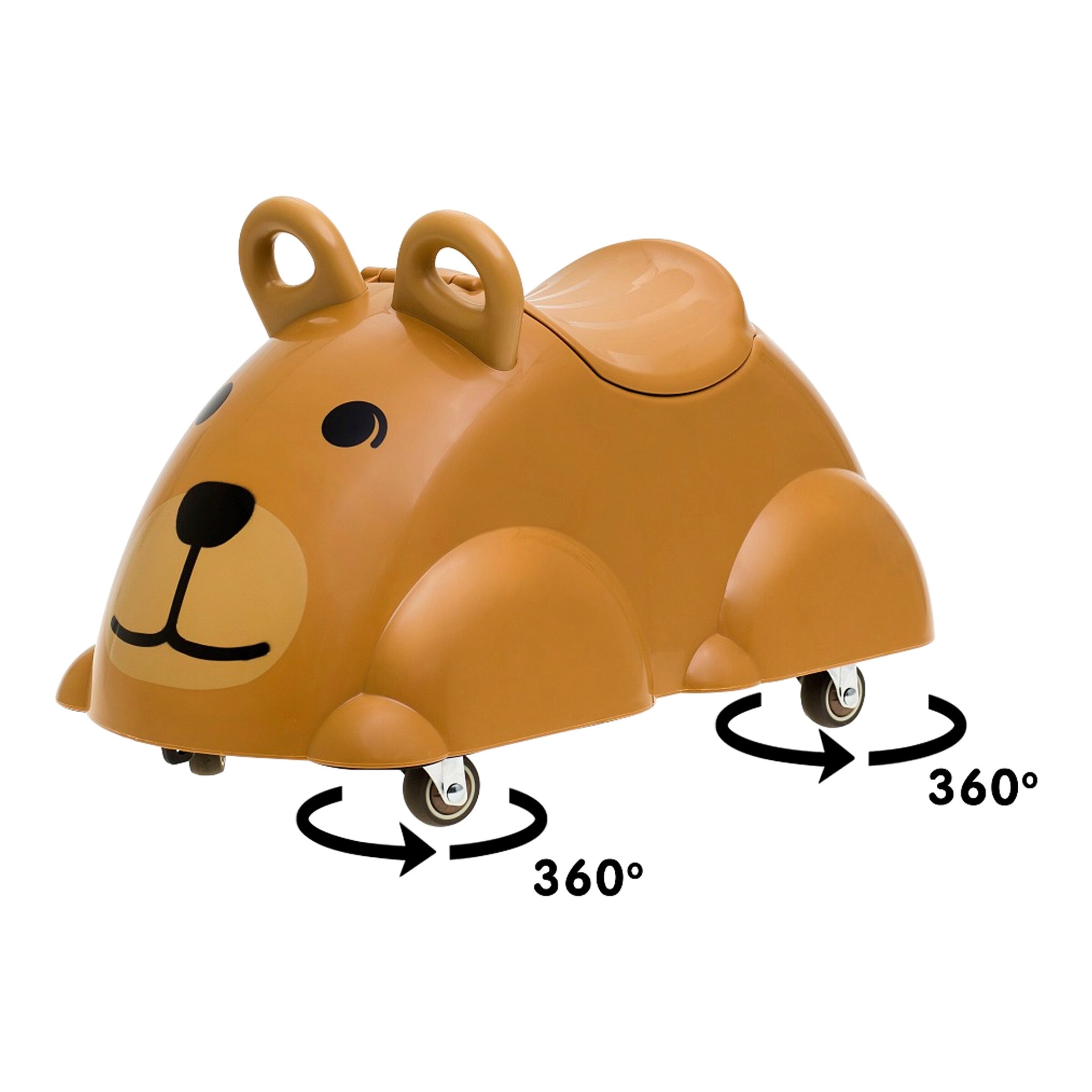 Vikingtoys Rutscher Cute Rider dunkelbraun - Bär