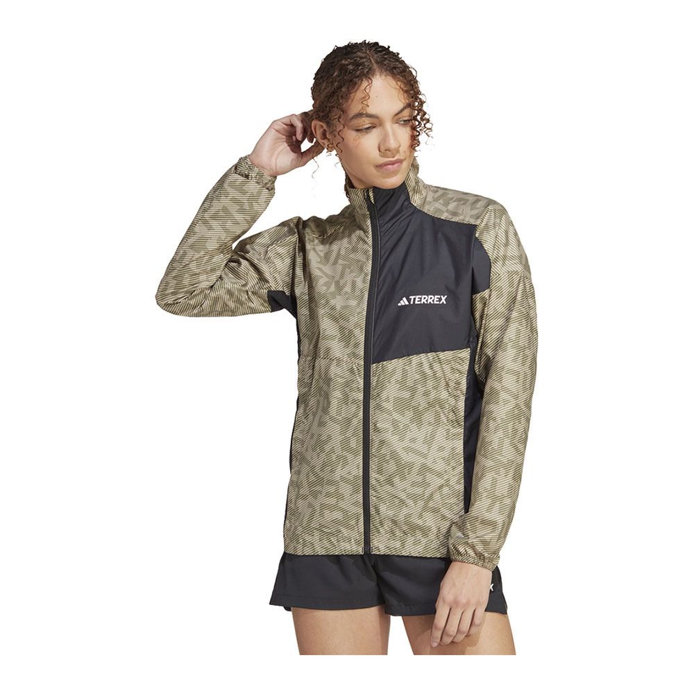 Adidas Performance TRAIL WINDBREAKER - Veste Femme savann/focoli