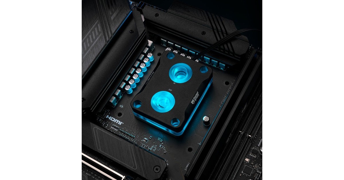 Thermal GrizzlyIntel Mycro Direct-Die Pro RGB heatsink  (Zwart/transparant)