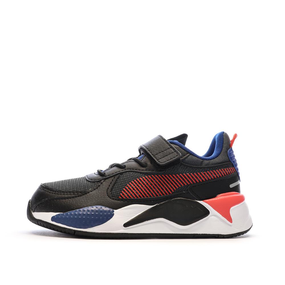 Puma Baskets Noires/Bleu/Rouge Garçon Puma 395555-03