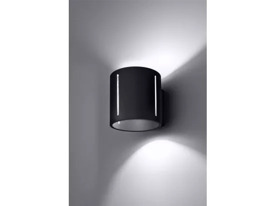 Sollux INEZ Applique murale à 1 lumière, noir, G9