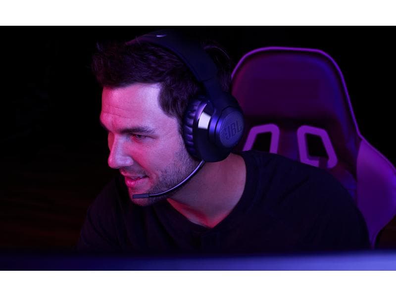 JBL Headset Quantum 350 Schwarz Kabelloses PC-Gaming-Headset mit abnehmbarem Boom-Mikrofon