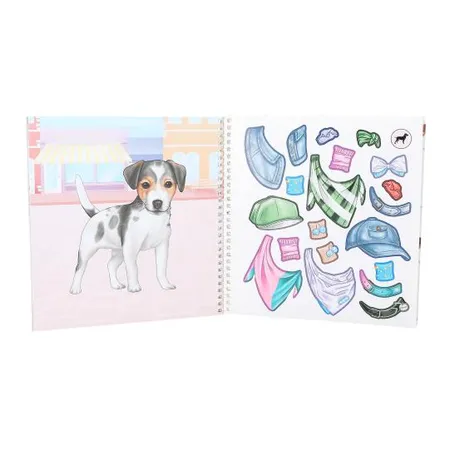 Depesche TOPModel Dress Me Up Stickerbuch DOGGY