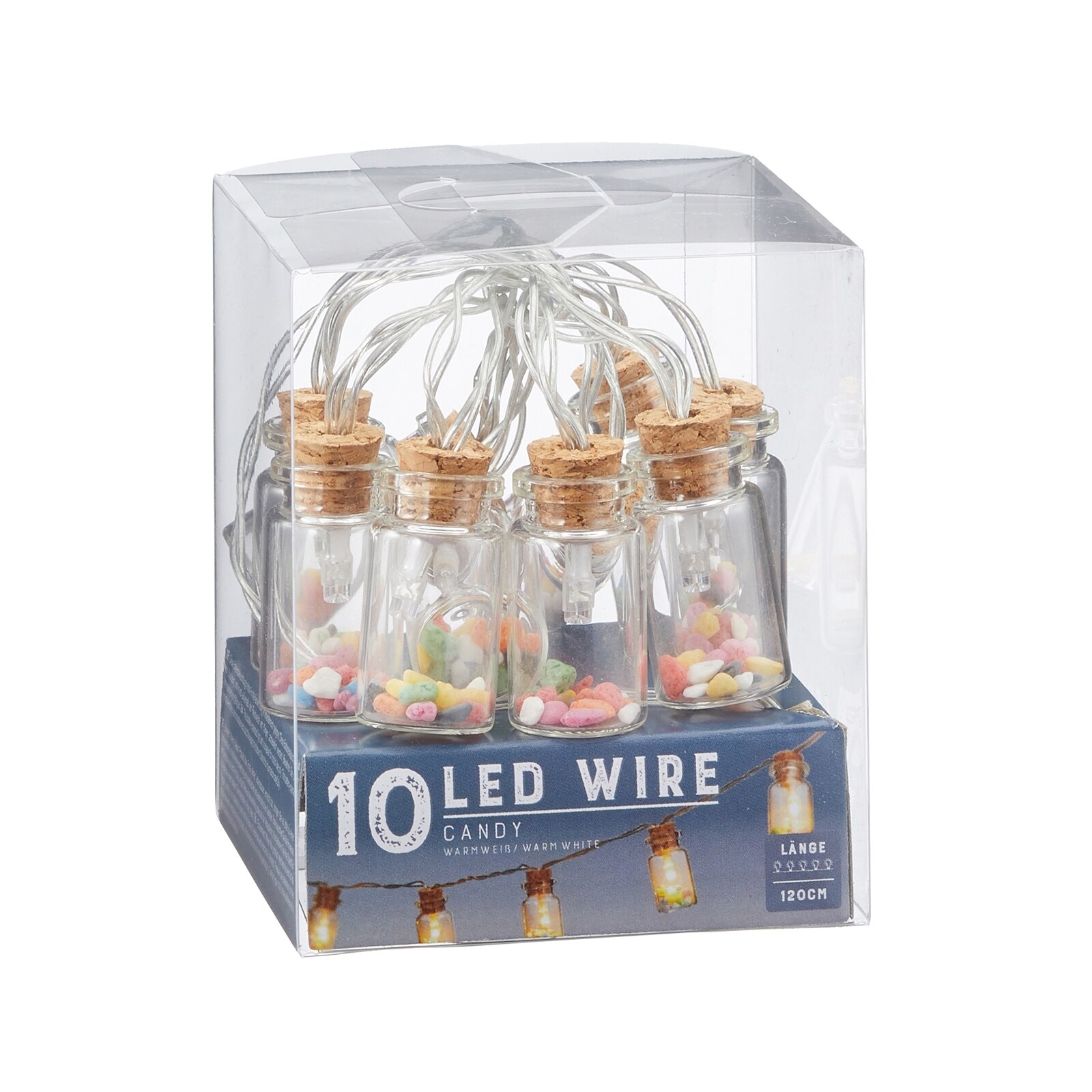Cepewa LED Lichterkette 10er Candy