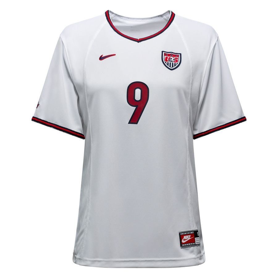 USA Maillot Domicile Coupe du Monde Féminine 1999 Femme HAMM 9 Reissue