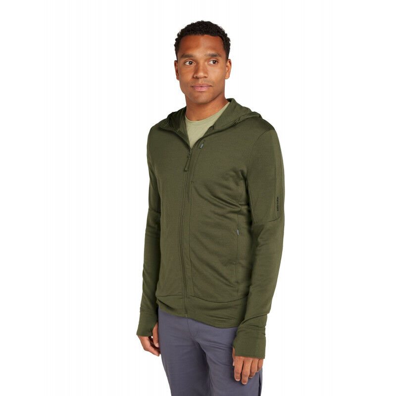 260 Quantum IV LS Zip Hoodie - Polaire en laine mérinos homme