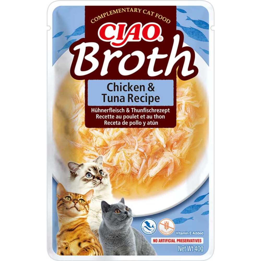 Ciao Broth Kattensnack Chicken & Tuna40 gr