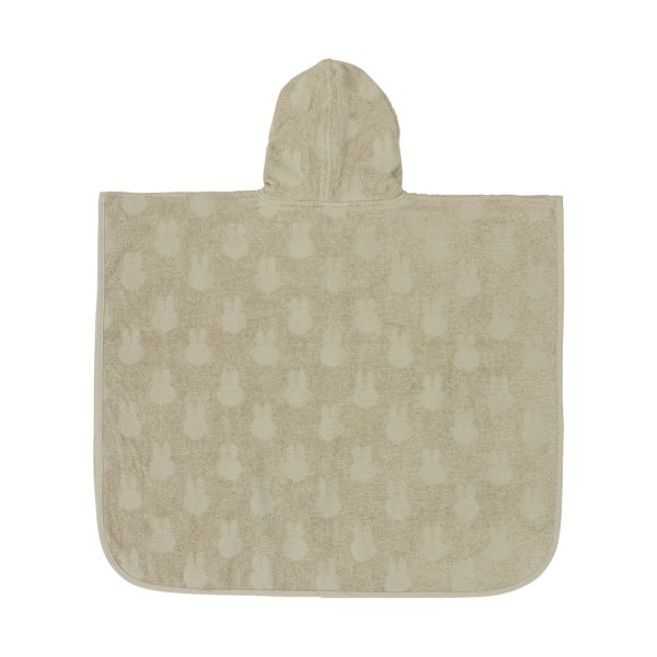 Jollein Miffy Jaquard Badponcho - Badstof - Olive Green