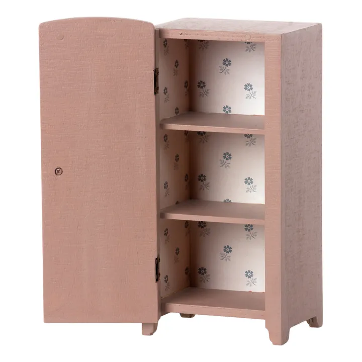 Maileg Mini armoire en bois | Rose pâle