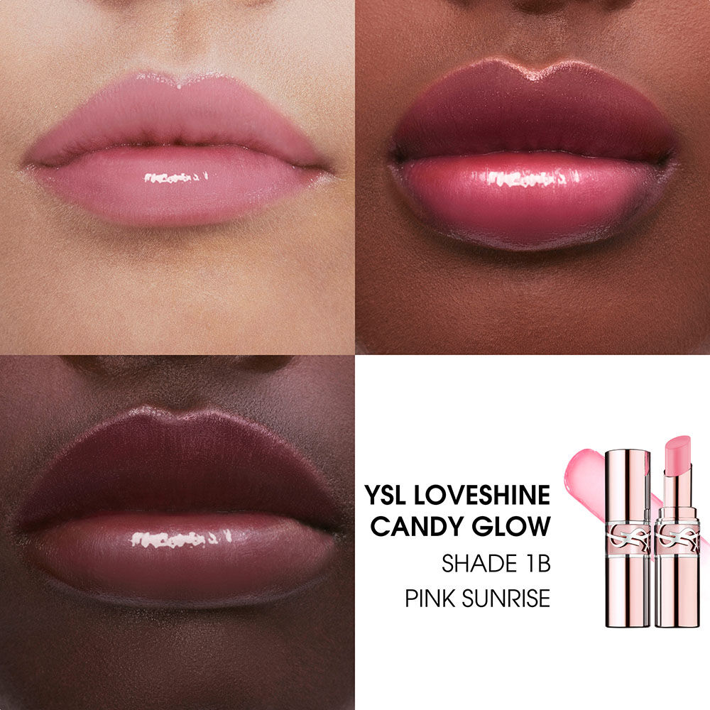 YSL LOVESHINE CANDY GLOW  BAUME À LÈVRES TEINTÉ - PINK_SUNRISE