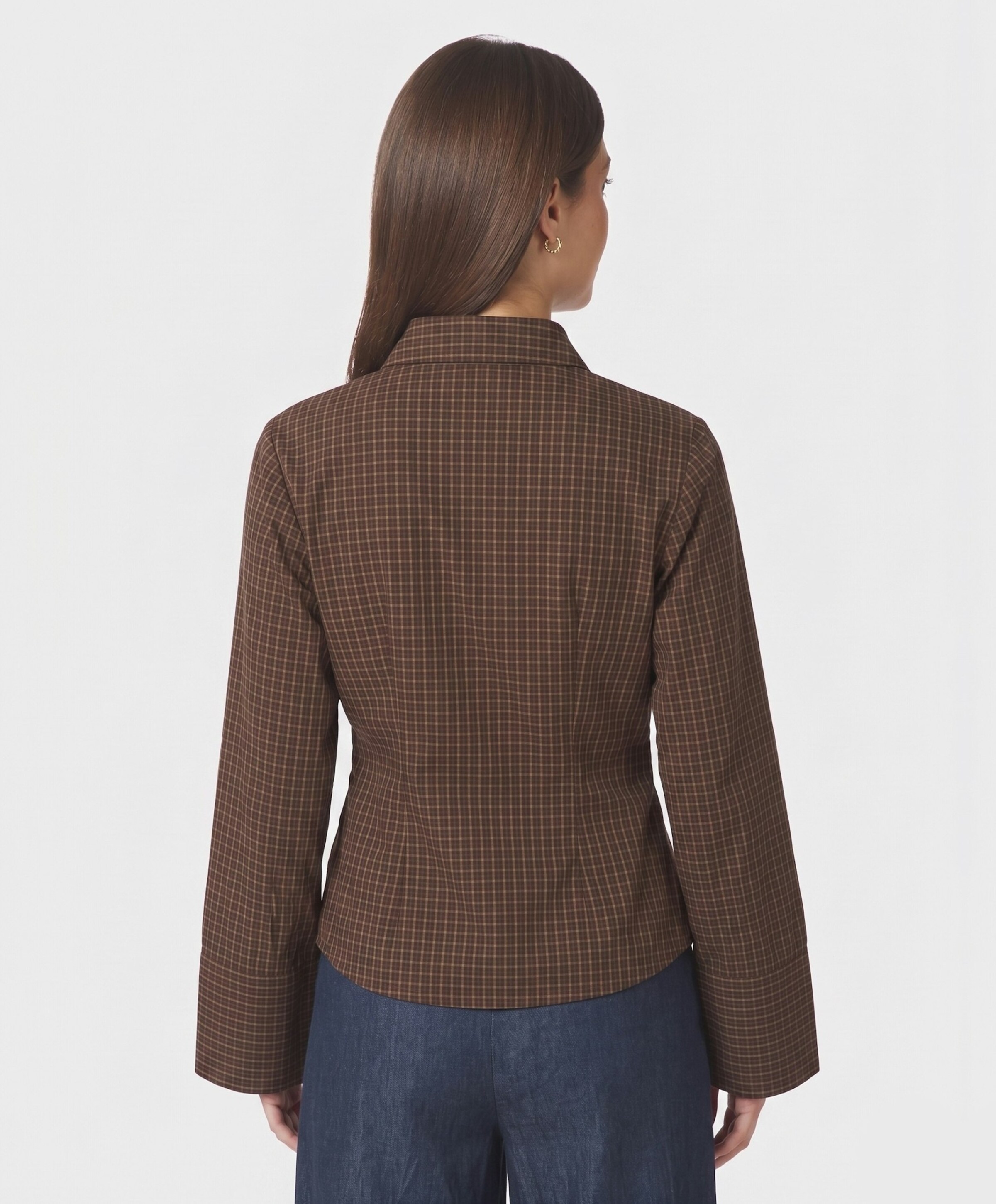 Neo Noir Dames blouse bruin