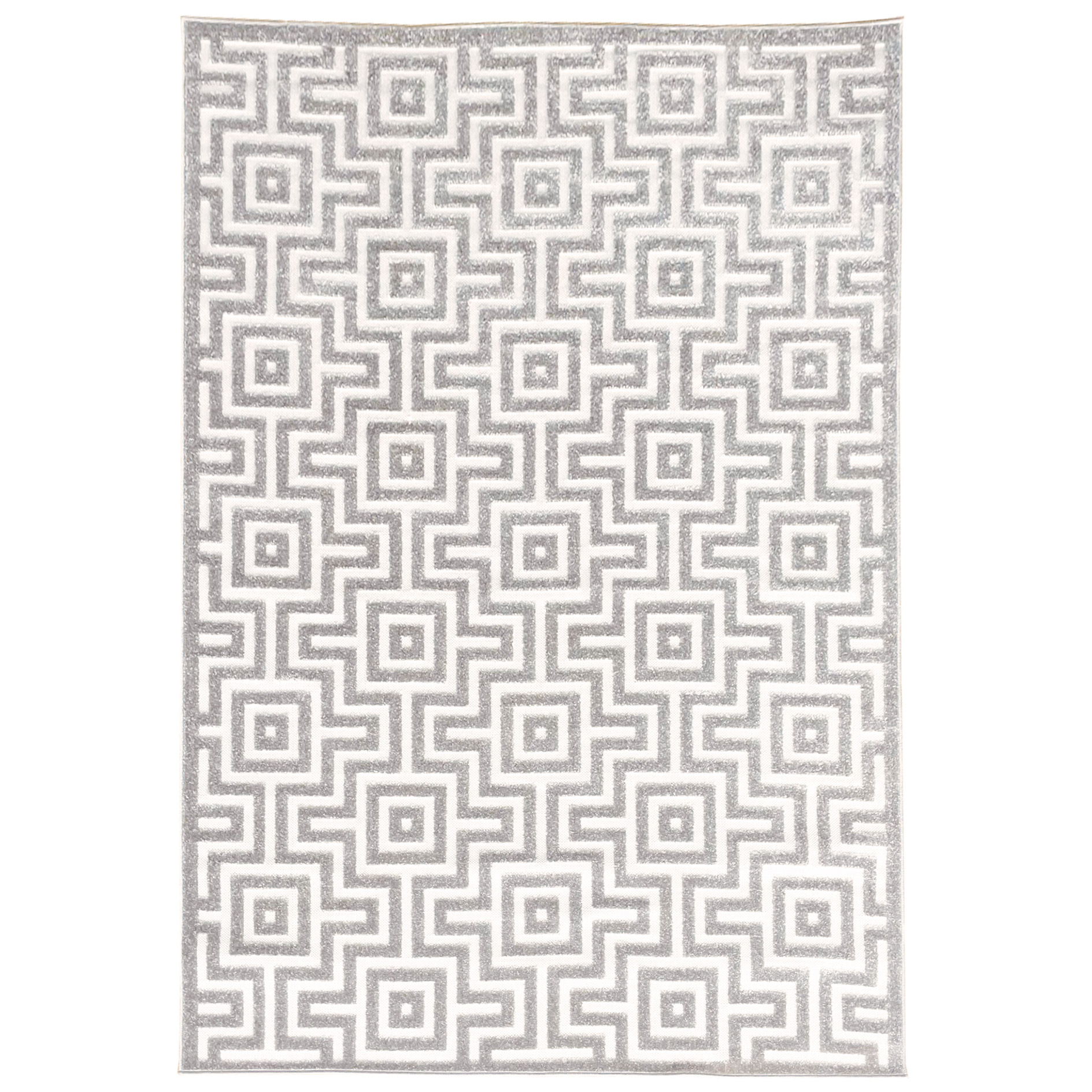 In-/Outdoor-Teppich SOLAR - hellgrau - 80x150 cm
