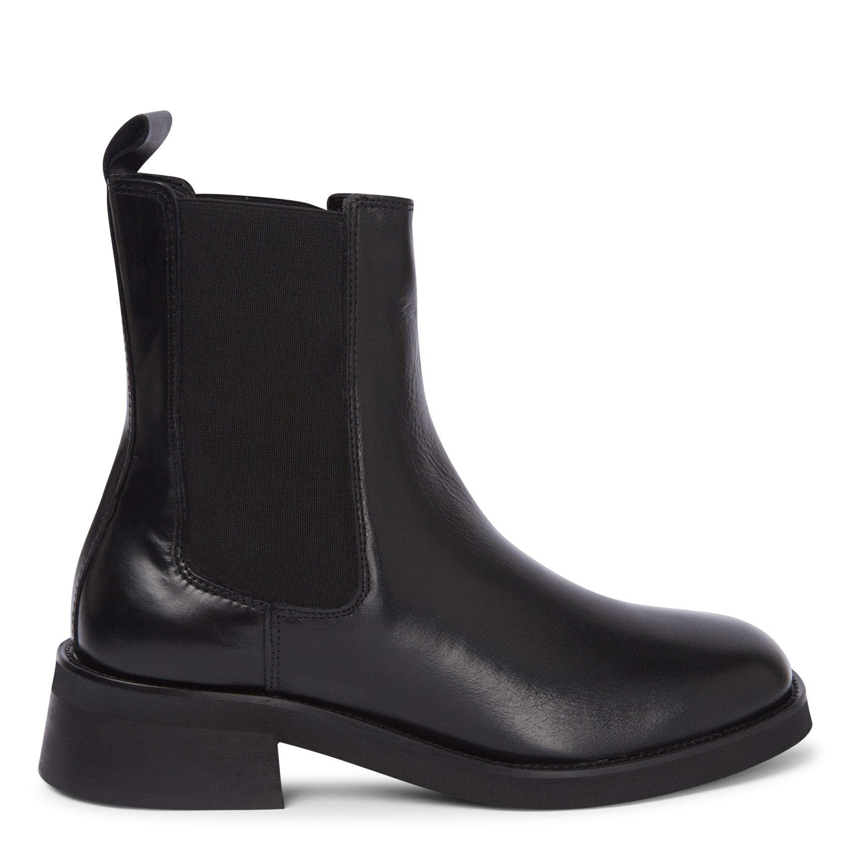 PARISSE - Bottines en cuir| Noir