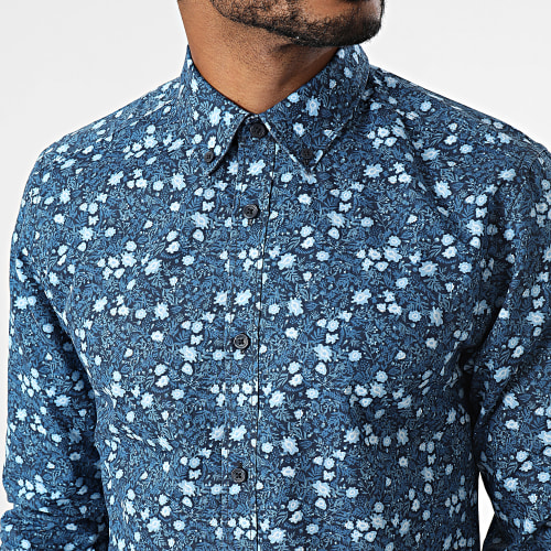 Chemise Manches Longues Sky Life Bleu Marine