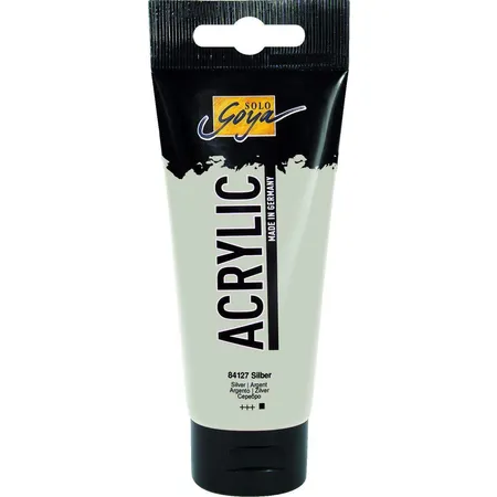 SOLO GOYA Acrylic Silber 100 ml Tube