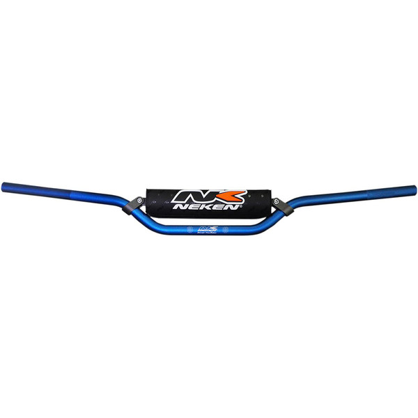 Neken - Guidon 250/450 CRF KXF LOW - diamètre 22 mm en alliage Bleu
