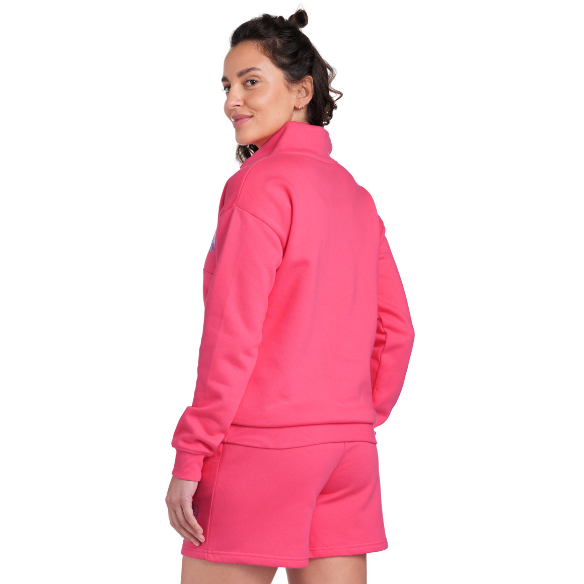 Jonas Nielsen Peanuts Sweatshirt im Troyer-Style pink