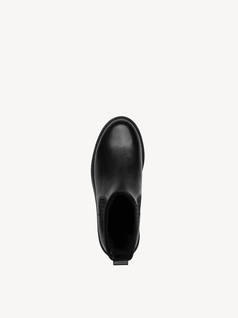 Chelseaboot - zwart warme voering