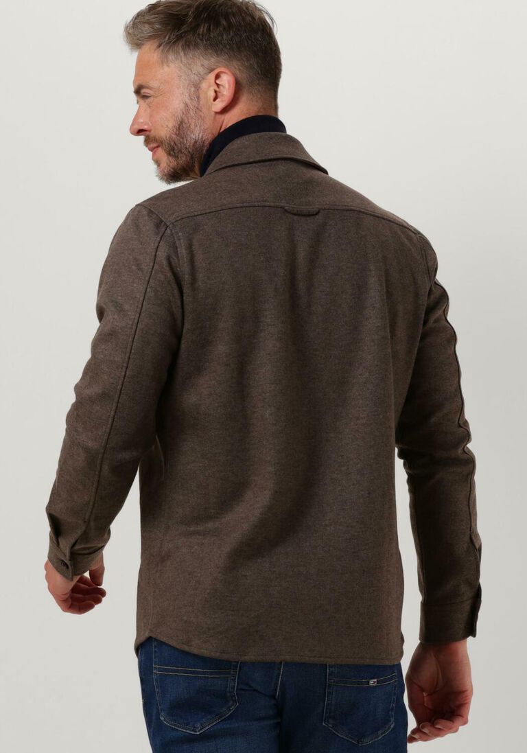 PROFUOMO bruine profuomo overshirt overshirt knitted