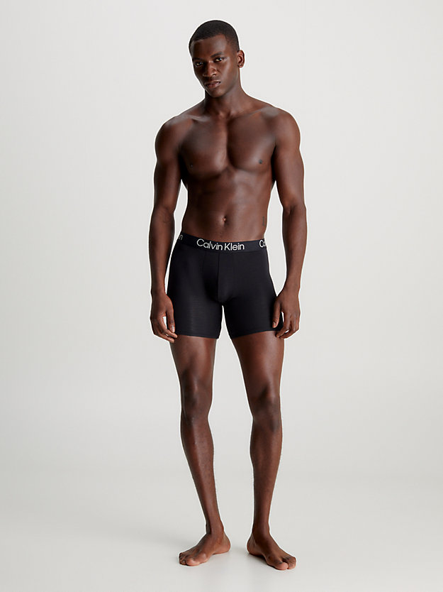 Pacote com 3 Cuecas Boxer Longas - Ultra Macias e Modernas