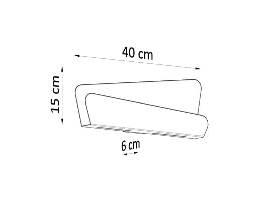SOLLUX LIGHTING - Applique bascia blanc