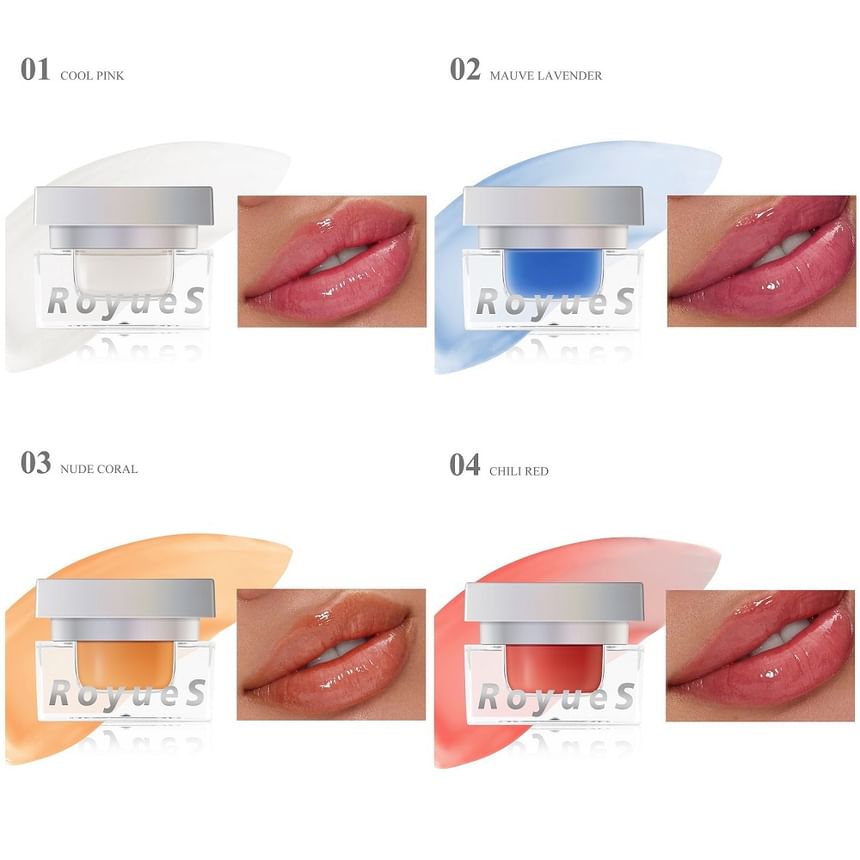 RoyueS - Shining Magic Lips & Blush Glassy Multi Balm - 4 kleuren