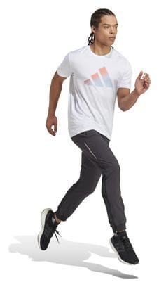 Maillot manches courtes adidas Performance Run Icons Blanc