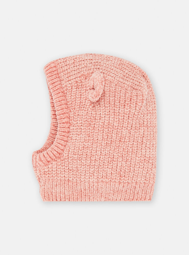 Cagoule rose brillante pour bébé fille