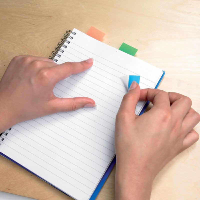 Marque-pages plastique Post-It - distributeur de 20 feuilles