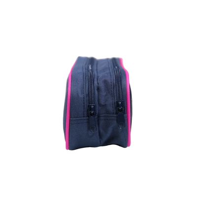 Trousse rectangulaire Poivre Blanc - 2 compartiments - bleu - Bagtrotter