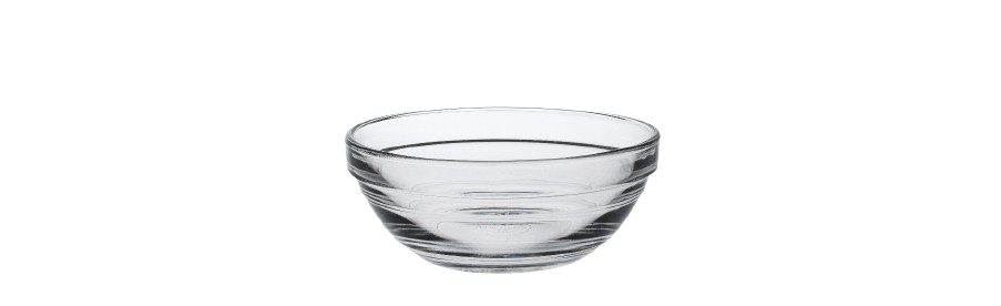 Le Gigogne® - Coupelle en verre transparent Empilable (Lot de 6)