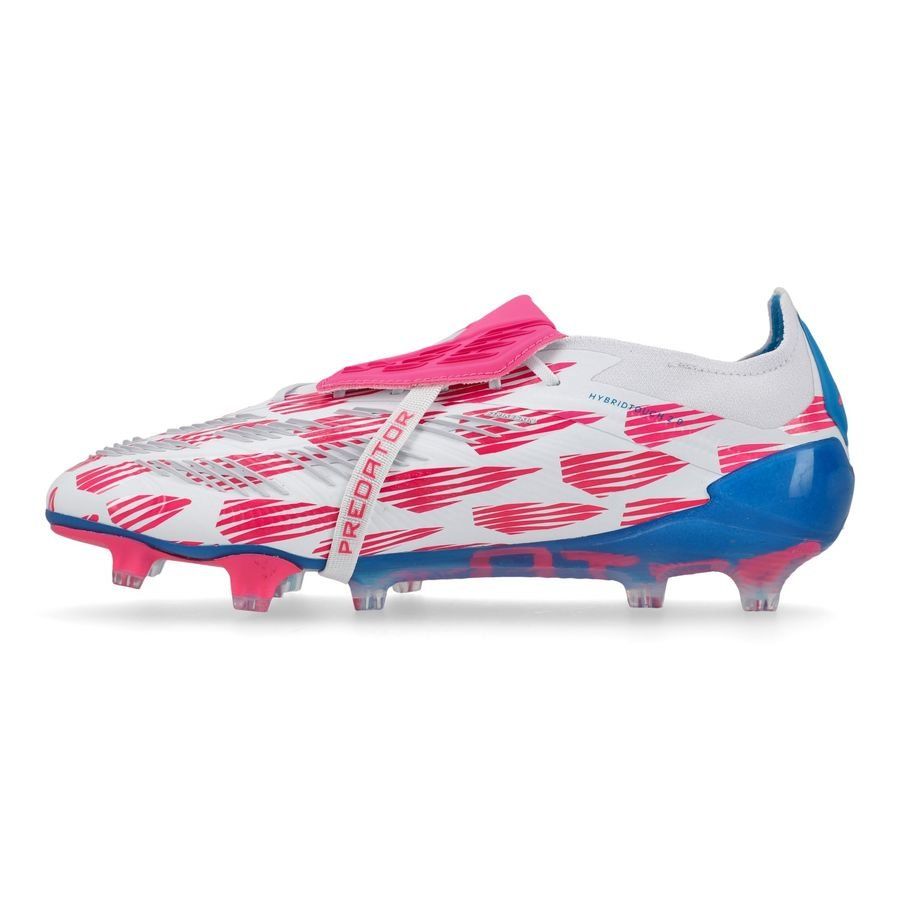 adidas Predator Elite Fold-over Tongue FG Reemergence - Blanc/Bleu/Rose