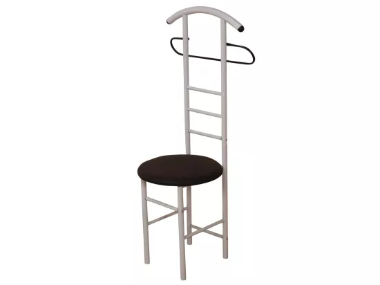 Chaise de chambre / blanche 53 x 47 x 118 cm med05104