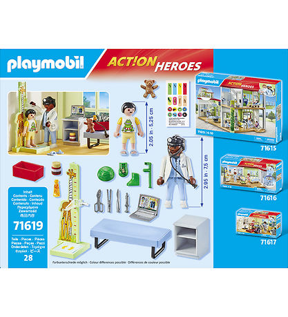 Playmobil Action Heroes - B?rnel?ge m. Bamse - 71619 - 28 Dele