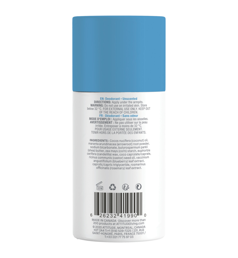 Attitude Super Leaves Deodorant Parfumvrij (85 gr)