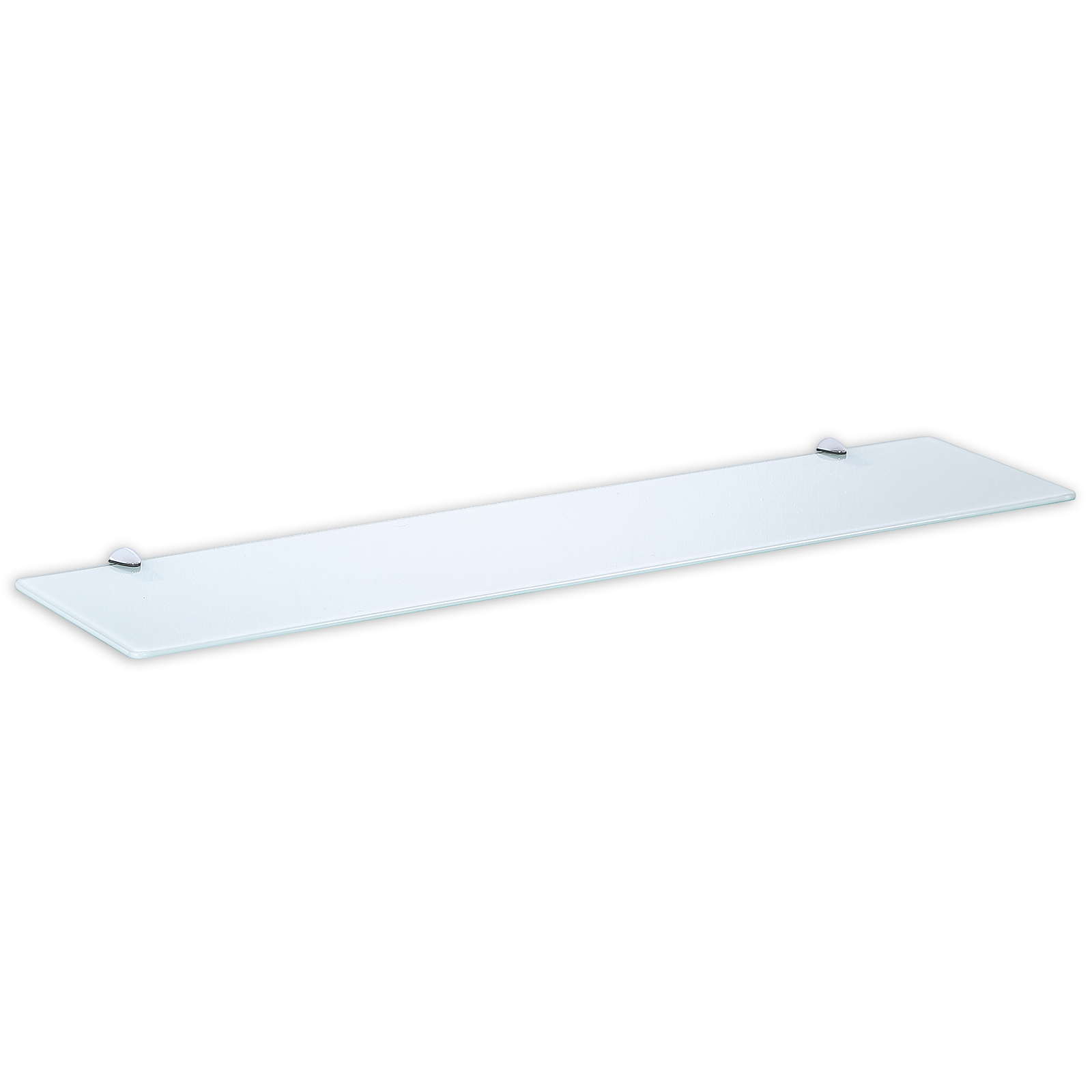 Wandboard - Glas - weiß - 90x20 cm