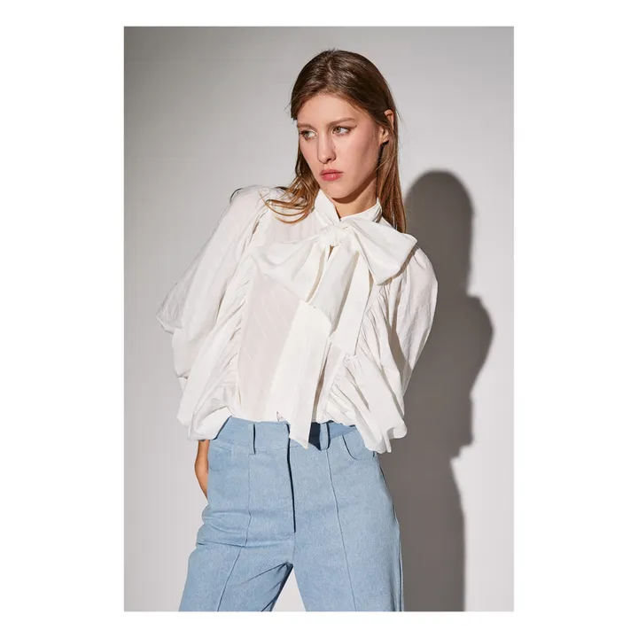 The Label Edition Blouse Maeva | Blanc