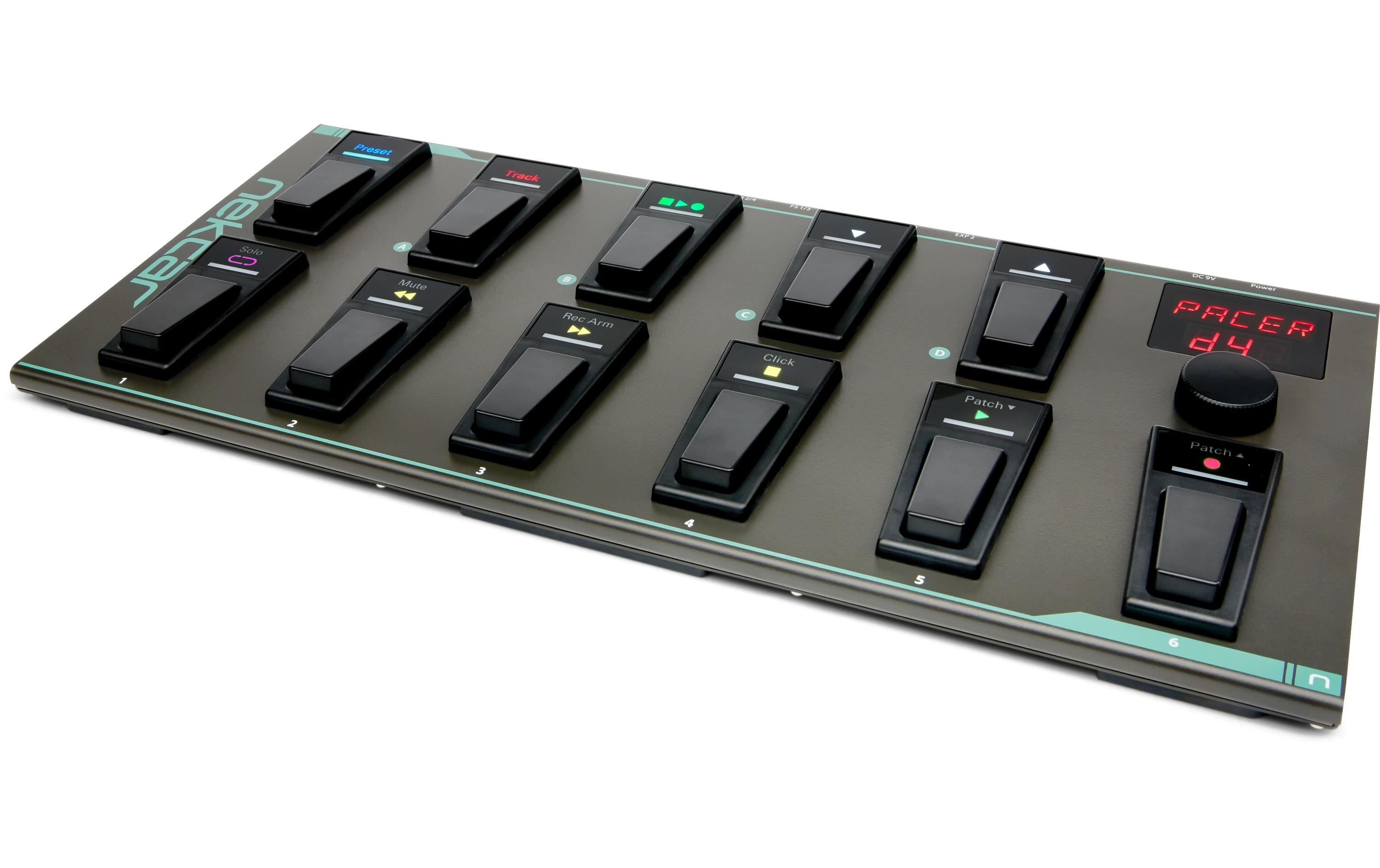 Fusscontroller Pacer<br>MIDI- und DAW-Controller für freihändige Steuerung