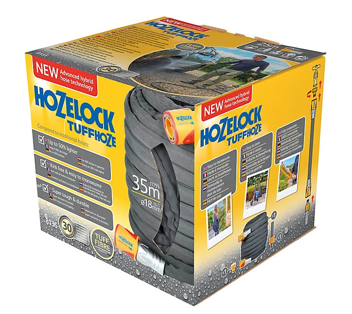 Tuyau d'arrosage Hozelock Tuffhoze L.35m