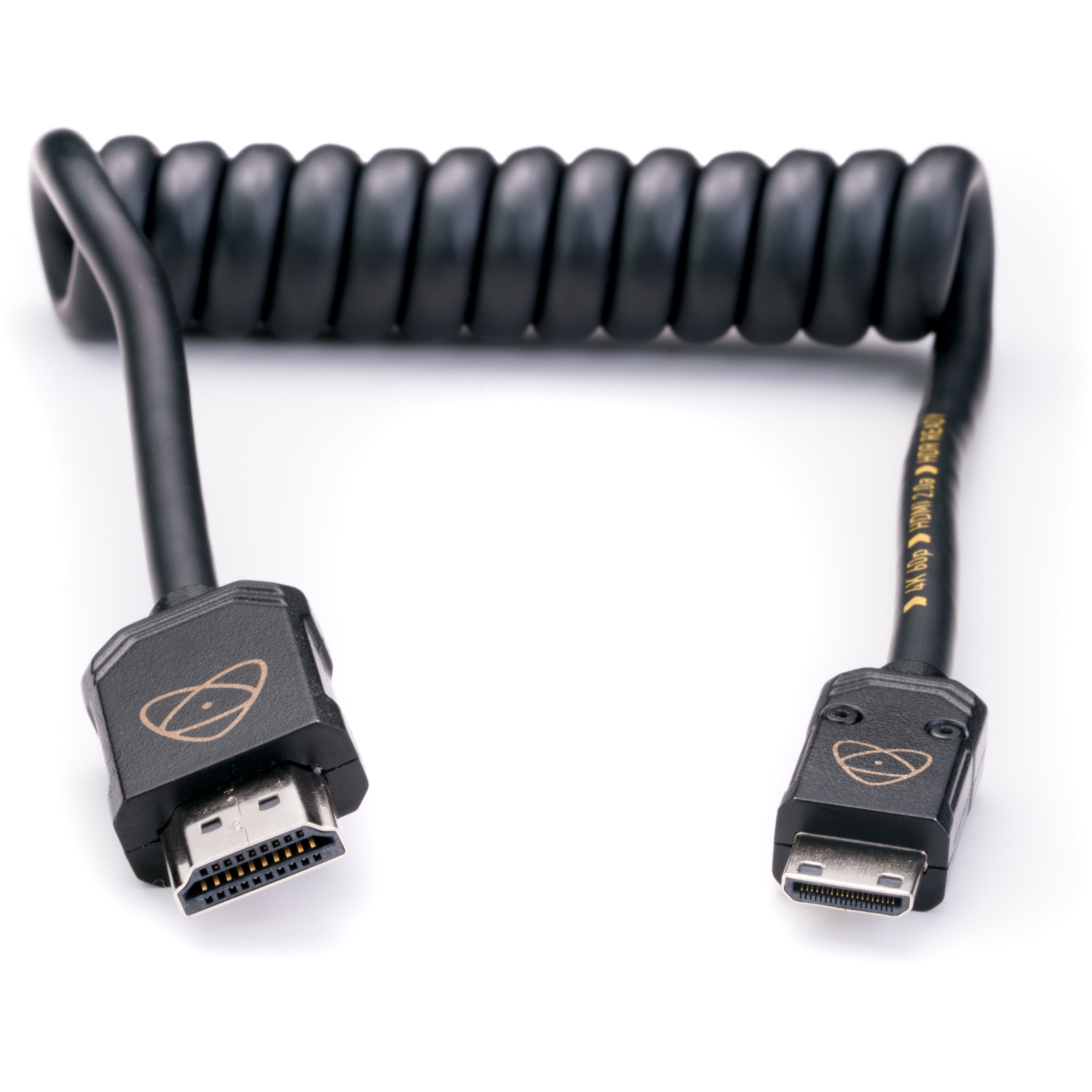 Atomos ATOM4K60C3 mini HDMI-kabel 30 cm gekruld (4K60p)