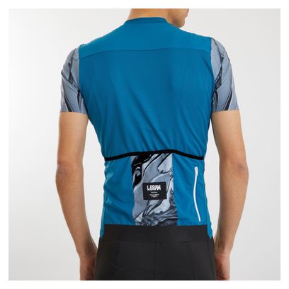 Maillot Manches Courtes LeBram Ventoux Pétrole Bleu Pelforth