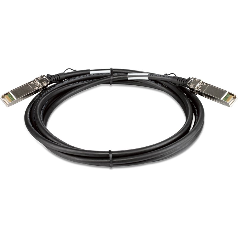 D-Link DEM-CB300S câble InfiniBand et à fibres optiques 3 m SFP+ Noir