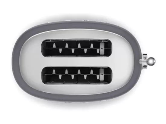 Smeg Grille-pain 2 fentes 950w gris ardoise - TSF01GREU
