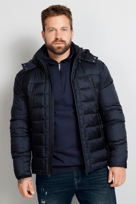 Boston Park Steppjacke, Kapuze, viele Taschen, bis 74