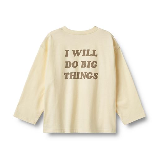 Wheat Kax T-shirt, Honey Glow, 104 cm