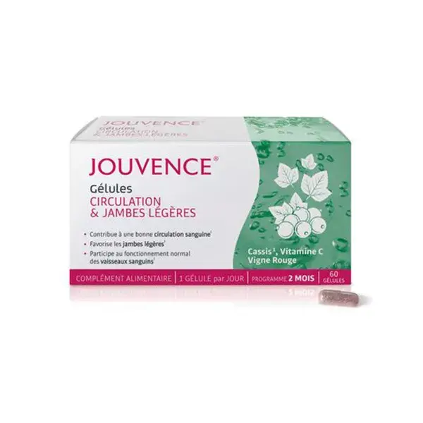 Jouvence Circulations & Jambes Légères 60 Gélules