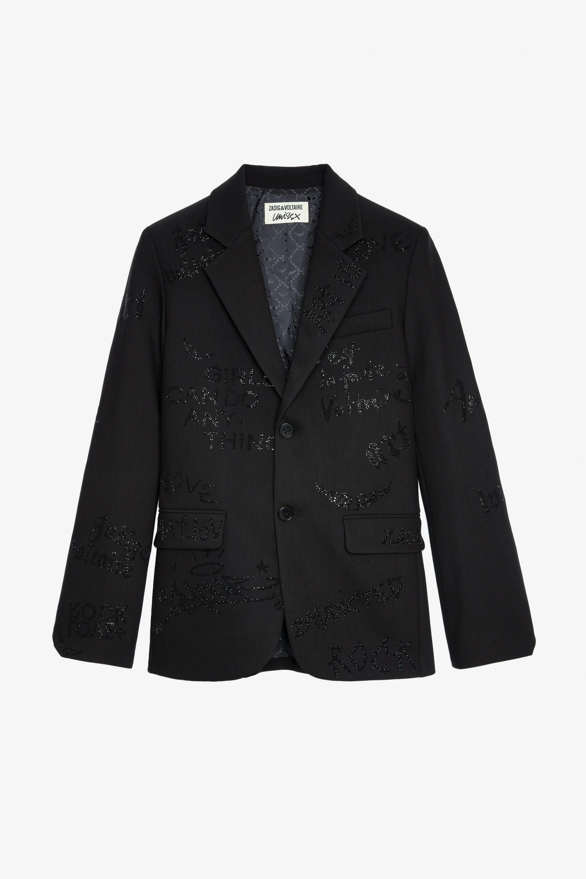 Blazer Vanille Strass