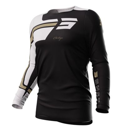Maillot cross Shot CONTACT - HERITAGE 2023 - Beige / Noir