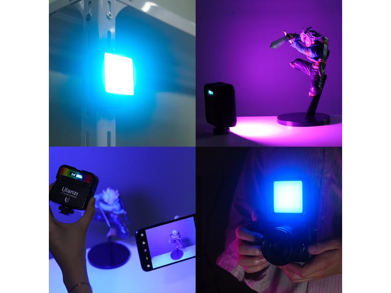 Ulanzi Videoleuchte VL49 RGB Kompaktes Mini-Licht mit Spezialeffekten